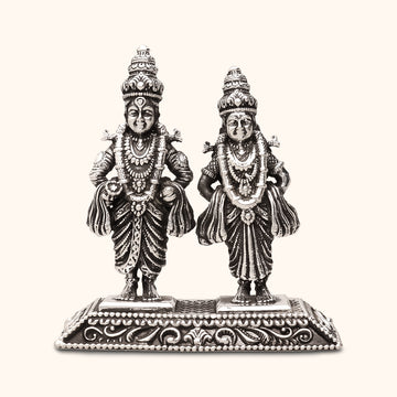 Silver Vitthal Rukmini